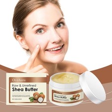 Organic Unrefined Shea Butter For Skin  Hair, 120g   M2L4
