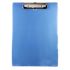 Saunders 00439 Recycled Plastic Clipboard, Holds 8.5 x 12 Inches, Ice Blue