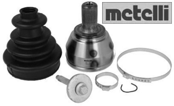 Metelli 15-1765 Gelenksatz FüR Antriebswelle Vorderachse Vorne FüR Volvo-image