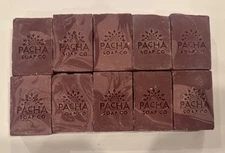 10 Pack Pacha Soap Co Bar Soap Spiced Pomegranate 4 Oz NEW