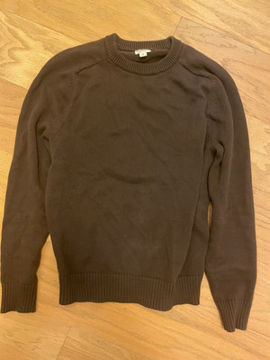 NEW -  J.Crew Brown Heritage Classic Crewneck Sweater - Size: M (Msrp: $89.50)