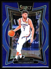 2024-25 Panini Select - Concourse Chet Holmgren #1 Blue Prizm