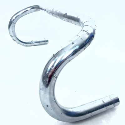 1970s NITTO Olympiade 112 Steel Drop Handlebars Chrome Ø25.4 Clamp 390mm Wide