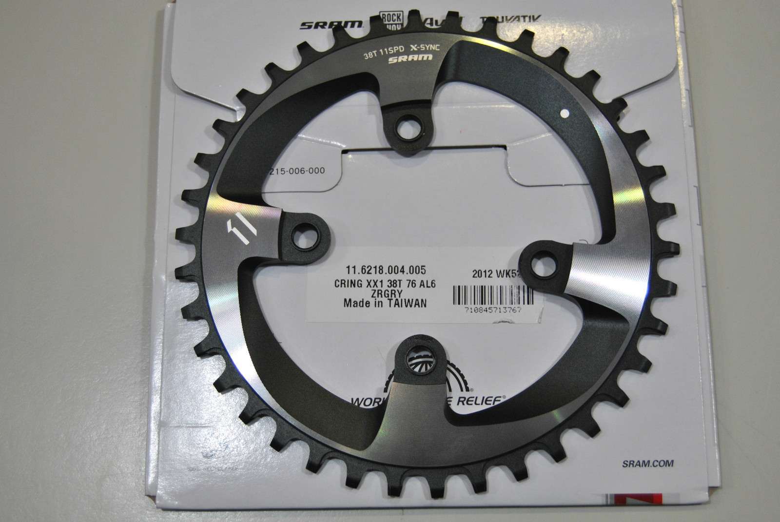 Corona TRUVATIV SRAM 38 Dientes XX1 BCD 76mm 1x11Speed Corona TRUVATIV SRAM 38 Dientes XX1 BCD 76mm 1x11Speed