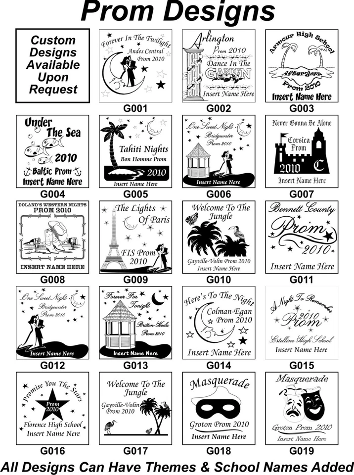 24 vasos de barril grabados de graduación de 16 oz diseñados a medida para bailes formales de secundaria Foto 2 de 4