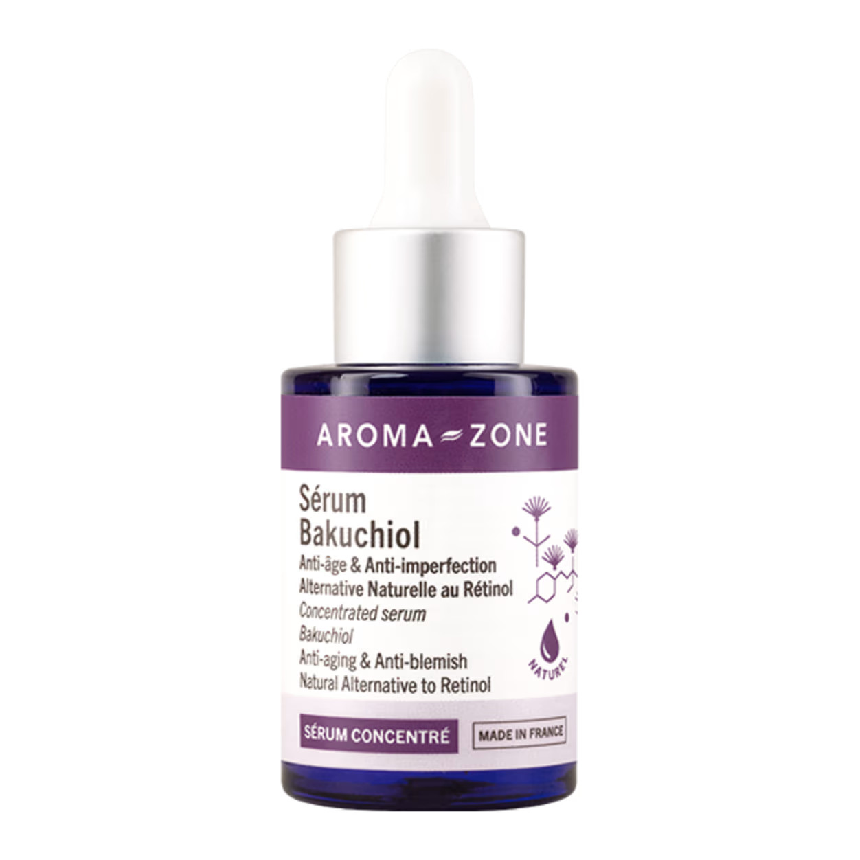 Sérum Bakuchiol 30ml anti-âge pour une peau lisse et sans imperfections