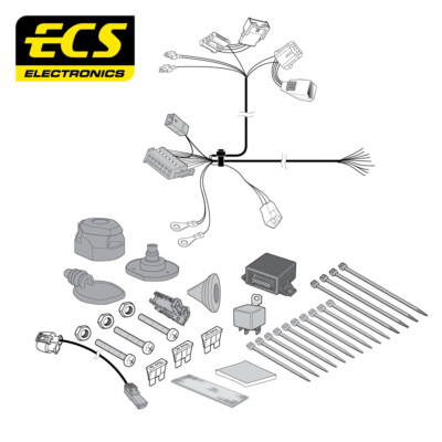 ECS 13 Pin Car Towbar Electrics Wiring For Citroen Berlingo Multispace 2011-2015