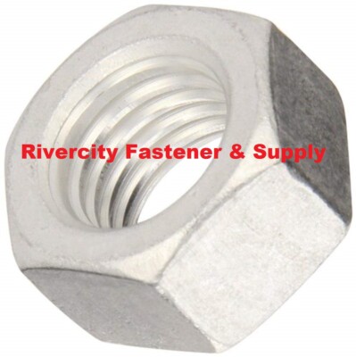 1/2 x 13 Aluminum Hex Nuts 1/2-13 Nut 1/2'' Nuts 1/2x13 Coarse Thread