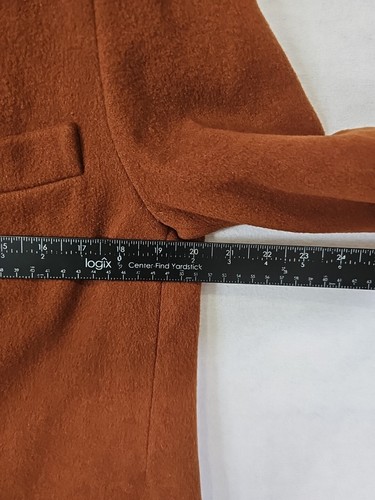 Vtg Marvin Richards Wool Cashmere Long Coat Sz 6 Women’s Brown Made in USA - Picture 12 of 24