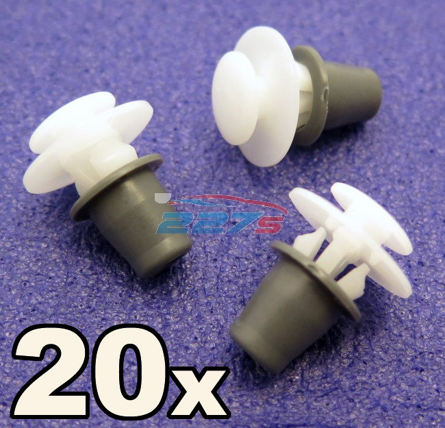 VVO Fasteners Passaruota Posteriore Plastica | Clip Modanatura Per Citroen C3 Aircross | Colore Bianco (10 Pezzi)