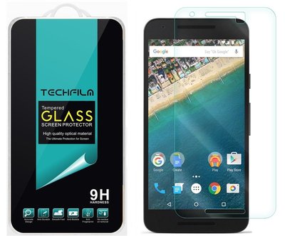 TechFilm Tempered Glass Screen Protector Saver Shield for LG (Google) Nexus  5X