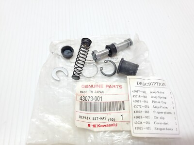 s New Kawasaki Mach KZ400 Master Cylinder Repair Set 43073-001 NOS
