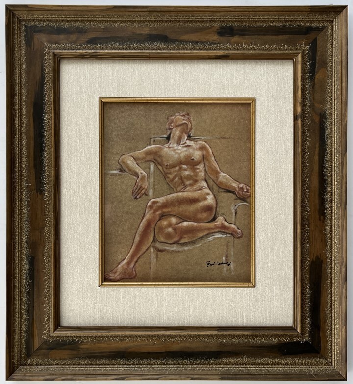 Paul Cadmus 1904-1999 Mixed Media/Watercolor in the Style of Art Hand signed