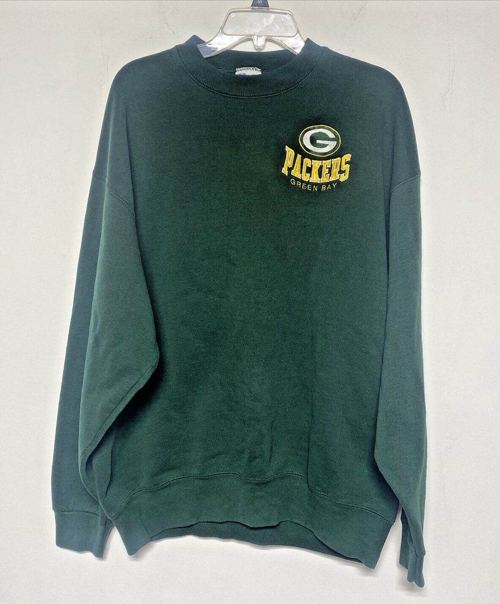 Vintage 90s Green Bay Packers NFL Crewneck Sweatshirt Size XXL Pro