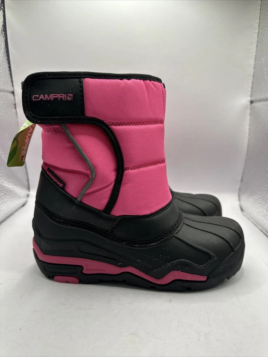 Campri Snow Boots Black Pink Girls Size UK 2 US 2.5 EUR 34 eBay