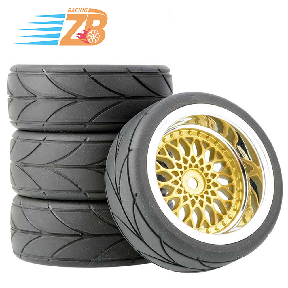 Wheels Rubber Tires For Traxxas 4-tec 2.0 Nitro 4tec