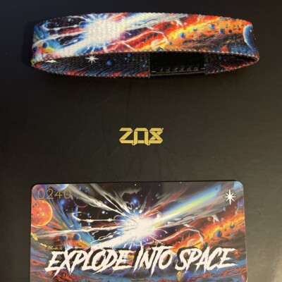 zox Armband Medium EXPLODE INTO SPACE *Outer Space Series* Unredeemed-