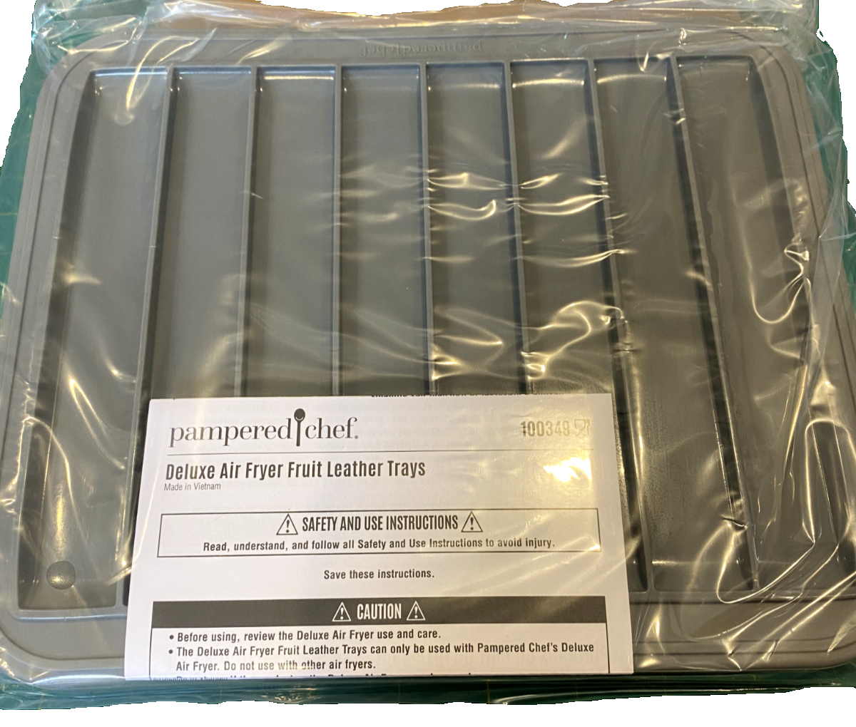 Pampered Chef Deluxe Air Fryer Fruit Leather Trays 3 Trays 100349