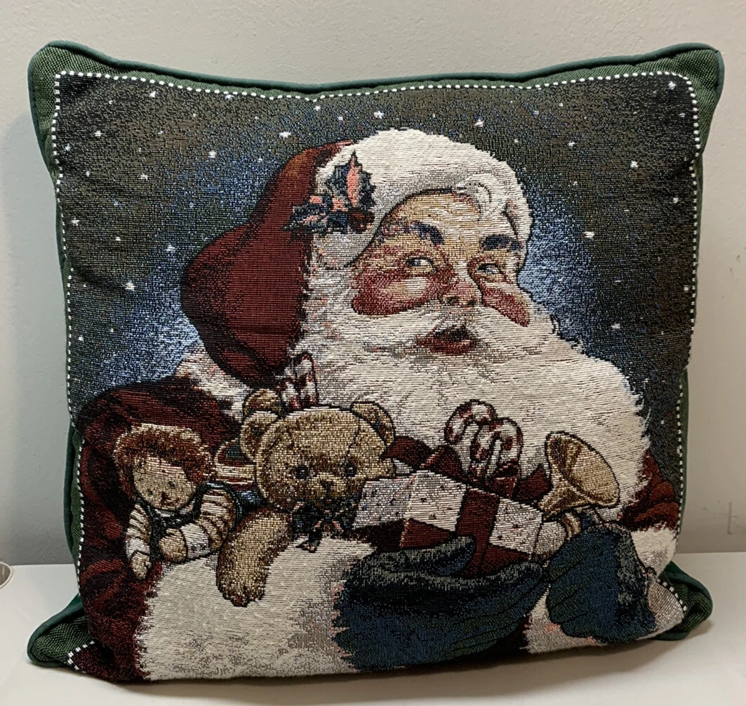 Santa claus online throw pillows