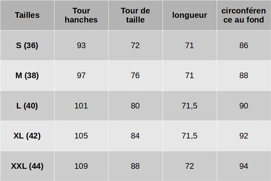 Jupe Crayon Moulante NIFE SP13 Femme Noire Beige Taille Haute 36 38 40 42 44 - Photo 2/2