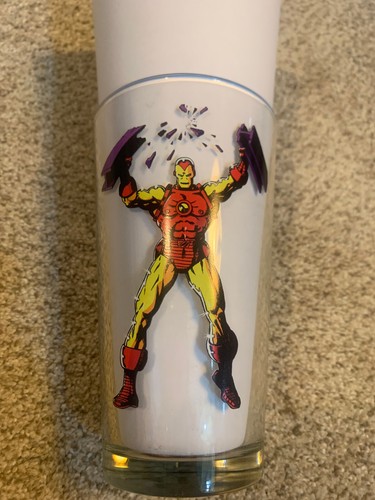 Iron Man Toon Tumblers Marvel Drinking Glass Marvel - Picture 2 of 4