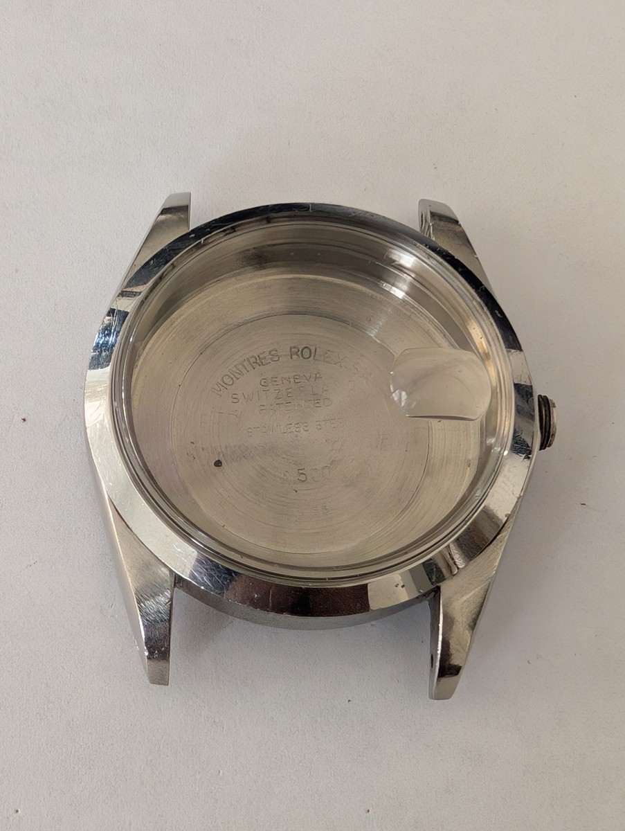 ROLEX STAINLESS STEEL1500 WATCH CASE FOR PARTS OR REPAIRS SERIAL