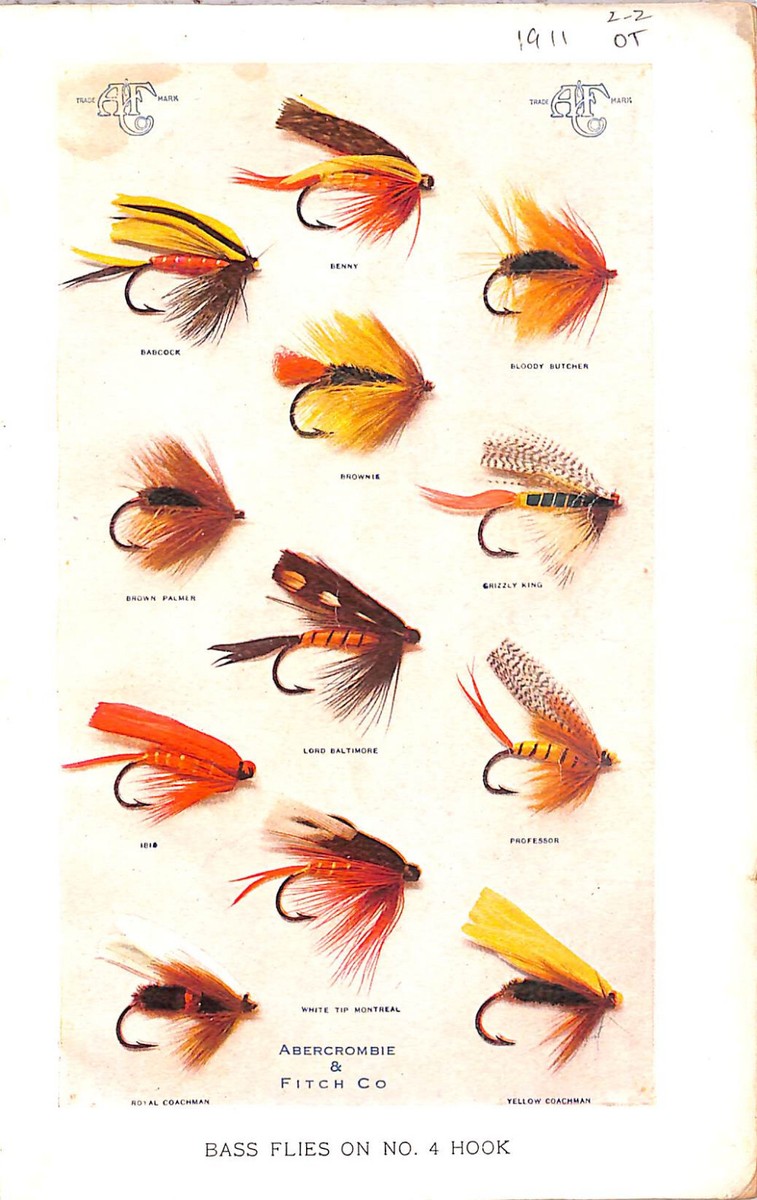 Abercrombie & Fitch Fishing Tackle 1911 Catalog | eBay