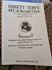 Ossett Town v Holker Old Boys 1996/97 FA Vase 1R