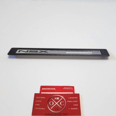 Genuine OEM 91-05 Honda Acura NSX Door Plate Emblem Side Sill