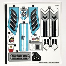 LEGO STICKER SHEET 80014 Sandy's Speedboat Monkie Kid Stickers Decals