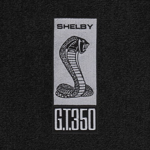 Lloyd Mats Classic Loop Shelby Mustang Black Front Floor Mats (1965-1970) - Picture 17 of 23