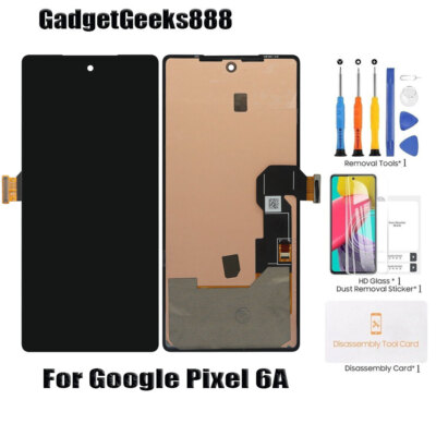 OLED For Google Pixel 6A Display Touch Screen GX7AS GB62Z Replacement Assembly