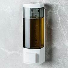 Soap Dispenser Wall Mounted Bathroom Shower Manual Kitchen Home Commercial Hand