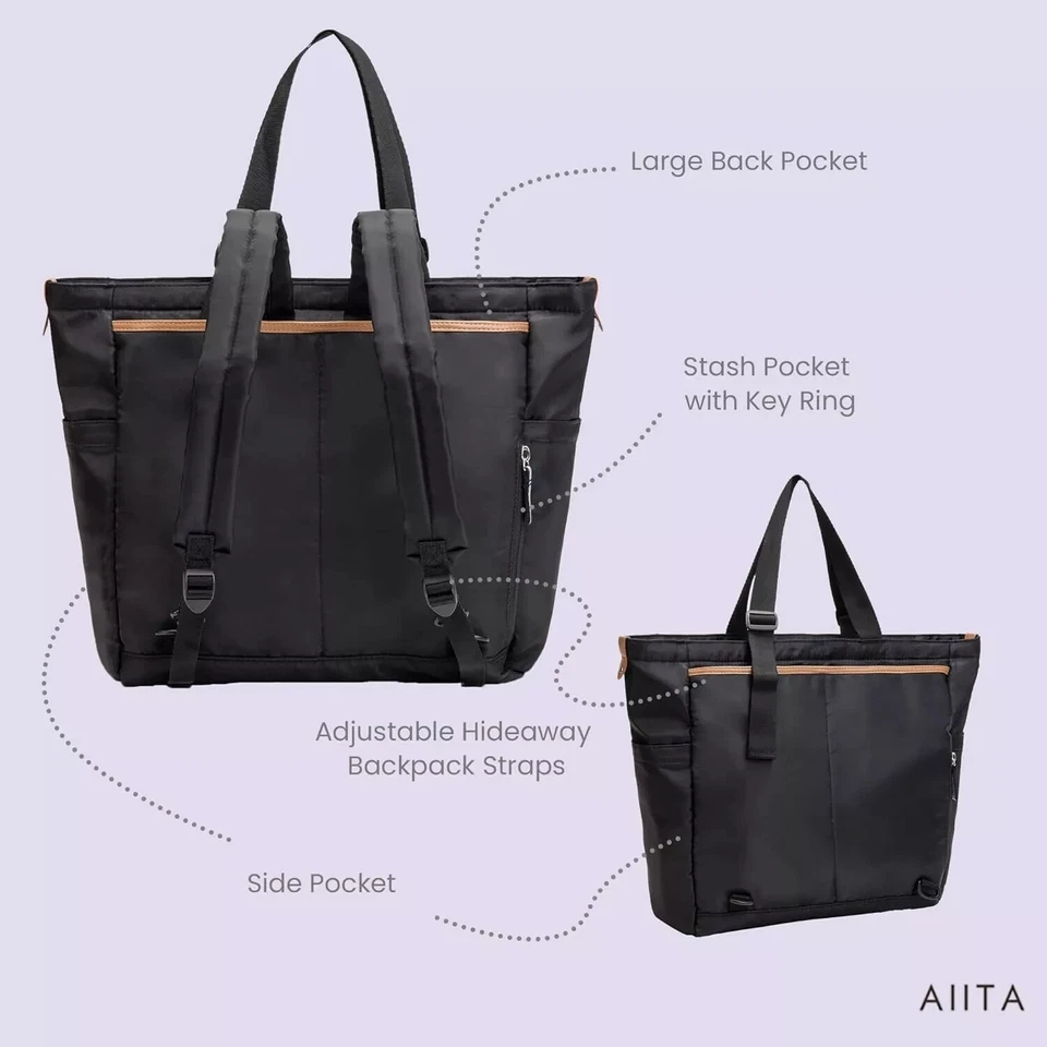 Large Diaper Bag Backpack for Baby Travel with Changing Pad & Stroller Straps - Image 2 of 4