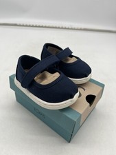 Toms Tiny Mary Jane Navy Baby in UK 2 EU 18.5 BRAND NEW