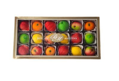 Bergen Marzipan M-1 Assorted Fruit 8 Ounce