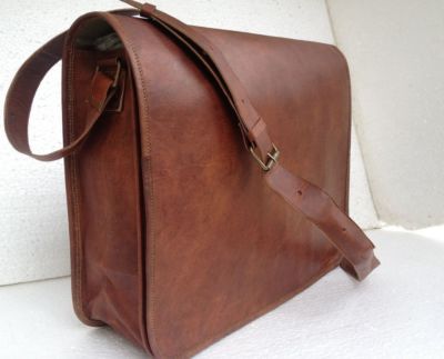 Vintage Brown Leather Bag duffel Travel Men Retro Gym Luggage Overnight  Duffle