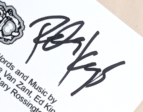 LYNYRD SKYNYRD signed 8.5x11" cardstock page Johnny Van Zant RICKEY MEDLOCKE +7 - Picture 7 of 16