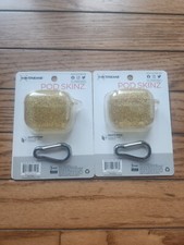 2PK Xtreme Pod Skinz Airpod Silicone Case Skin for Apple Gen 3 Gold Glitter