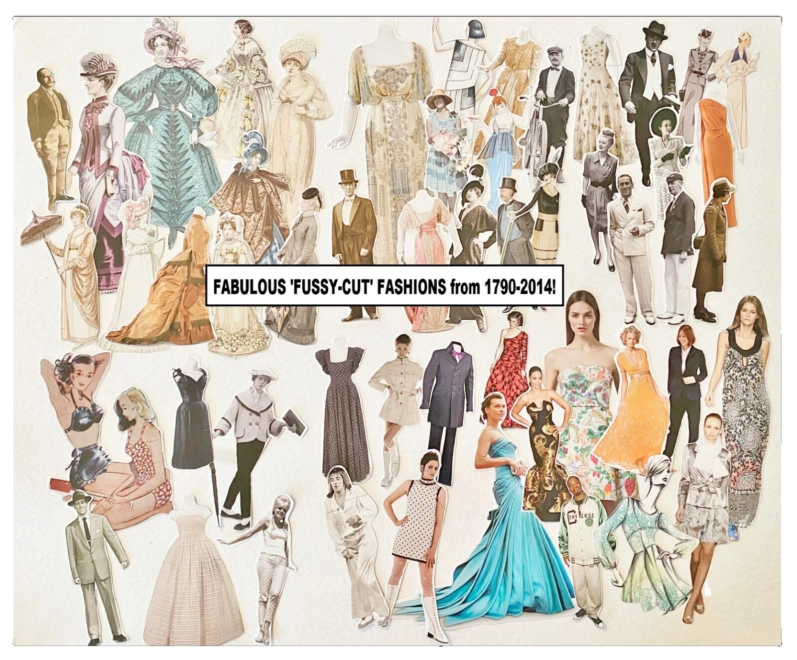 Fashion Collage Supplies for Artists