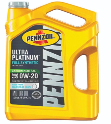 メンテナンス Pennzoil Ultra Platinum 0W-20 Pennzoil Ultra Platinum Full Synthetic Engine Oil 0W-20 5 Quart