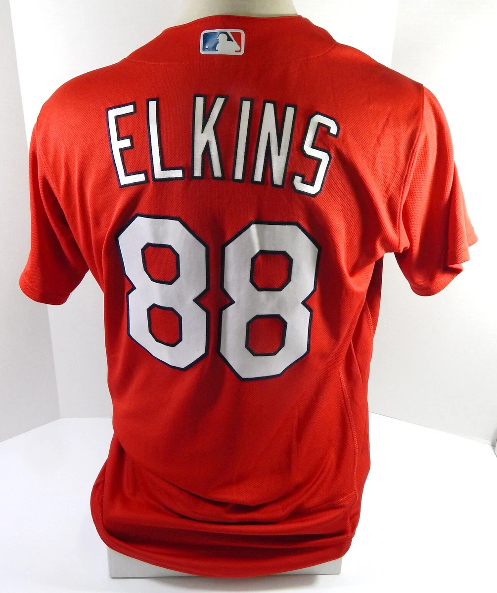2020 St. Louis Cardinals Packy Elkins 88 Game Issued P Used Red