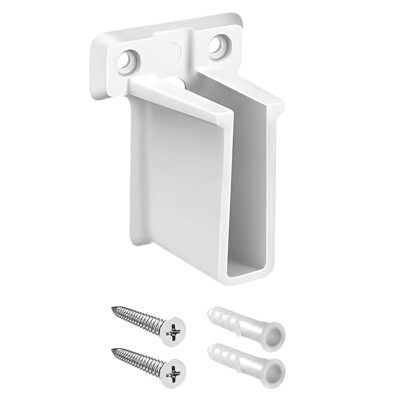 Lightweight Robust Plastic Window Rod Support Wall-Mounted Bracket for RV Camper