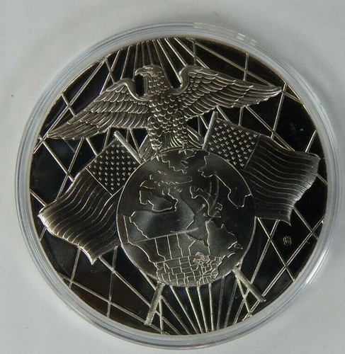 2003 $20 Andrew Jackson BANKNOTE OF THE USA Eagle American Mint 50mm Medal - Picture 2 of 3