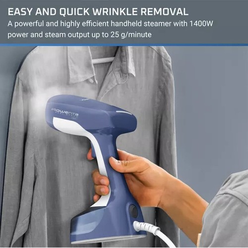 Rowenta Handheld Steamer for Clothes Xcel Steam Easy Blue eBay