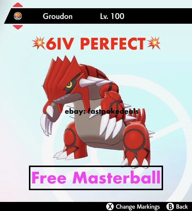Legendary Groudon Service - Pokemon GO Account Service