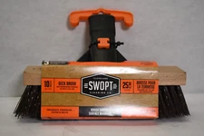Swopt 5131C6 10" Premium Rough Surface Deck Brush Head Stiff Bristle
