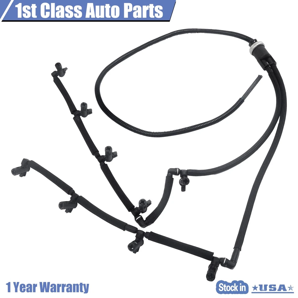 Conjunto de linha de retorno de combustível para 2016 Chevrolet Express 3500 Silverado 2500 HD - Imagem 2 de 3