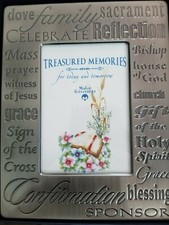 Pewter Confirmation Photo Frame