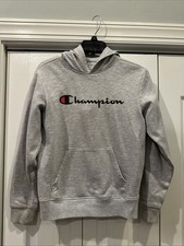 Champion Activewear Hoodie Size 14-16 Gray Long Sleeves Athletic Wear